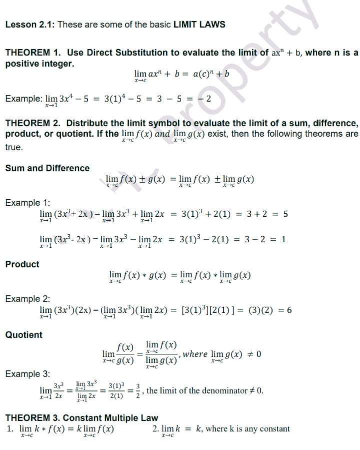 following functions. If the limit does not exist, write DNE(Does not exist)