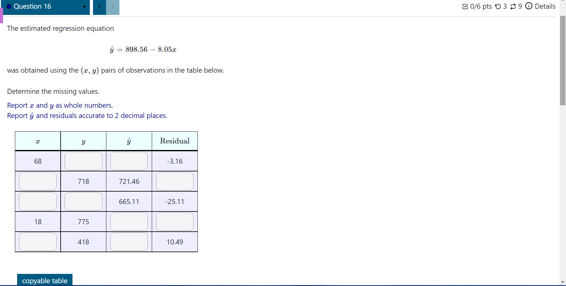 There is % of the data between 13 and 31. g. The