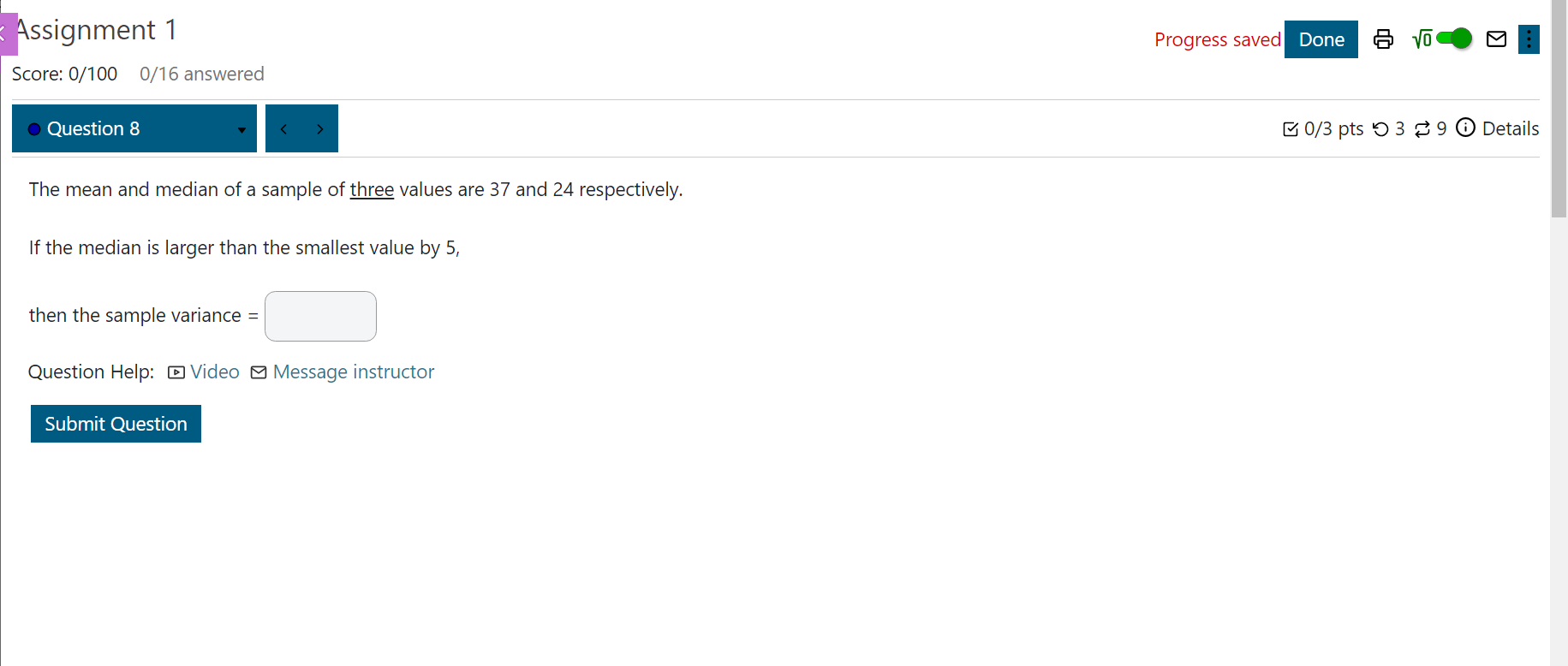 quartile = c. The interquartile range, IQR = d. The minimum value