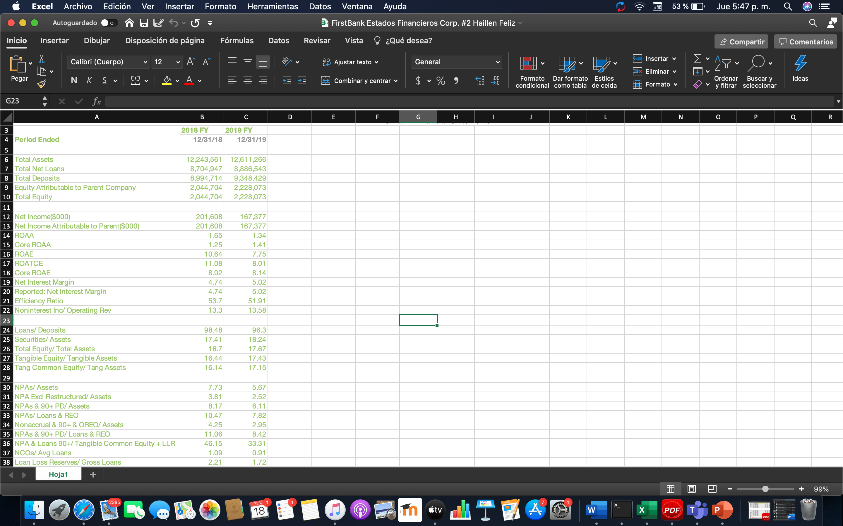 Income StatementBalance SheetComplete:INTRACOMPANY - HORIZONTAL ANALYSIS - 2 yearsINTRACOMPANY - VERTICAL ANALYSIS