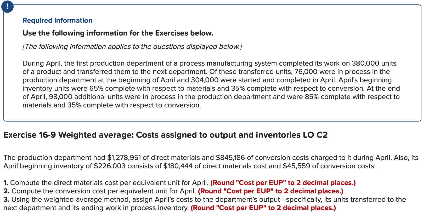 in inventory, 80% complete as to materials and 20% complete as to