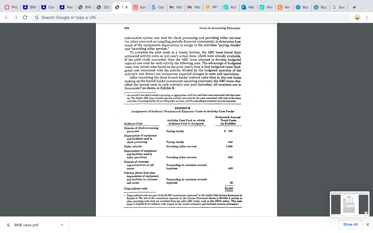 due to the cost system's feedback? If yes, explain clearly why that
