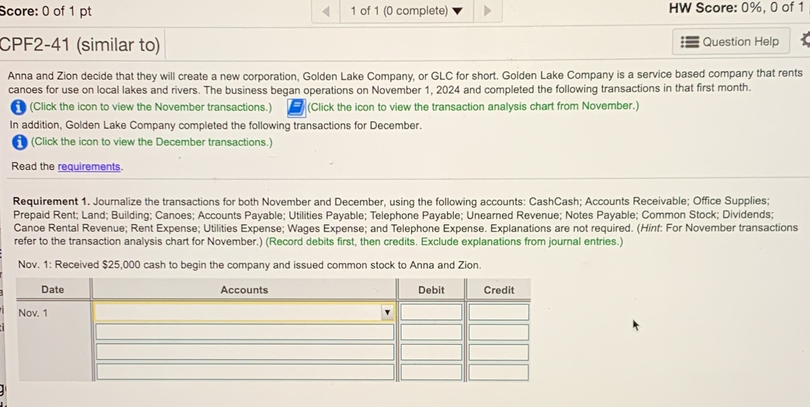 What steps do I take to solve this Score: 0 of 1