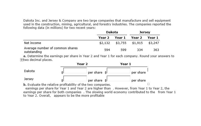 Dakota Inc. and Jersey & Company are two large companies that manufacture