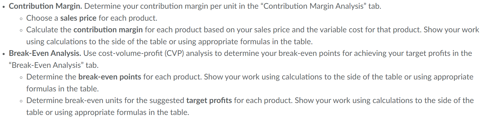 Please help me understand how this should be all be done. There