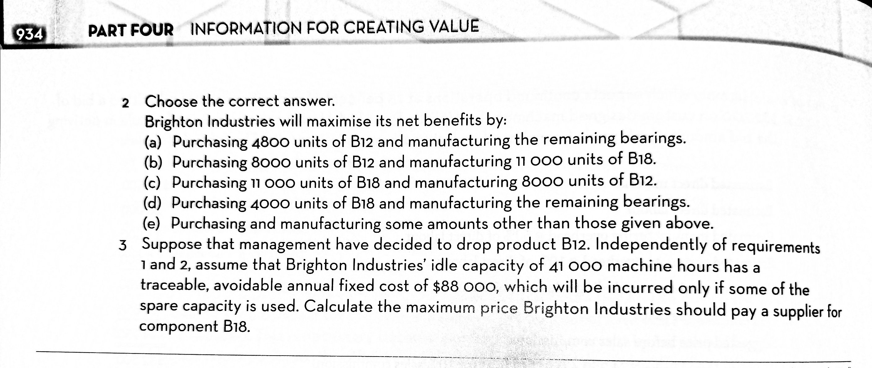 $ 1 3 '7' f Less: Direct material 7 .0 CF Direct