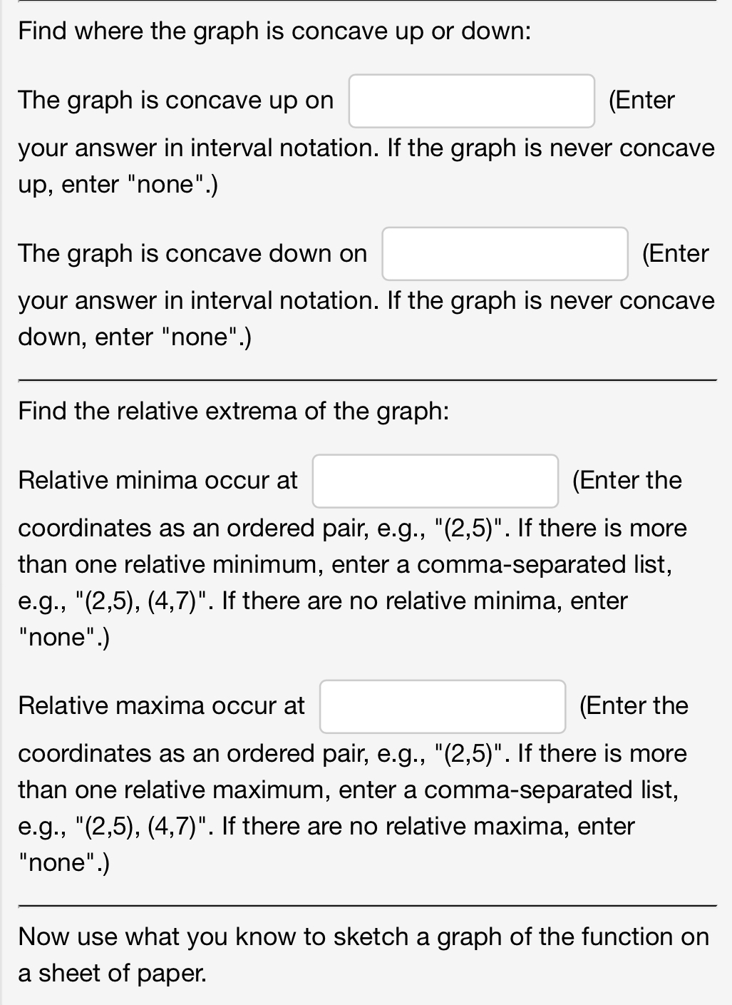 occurs at y: (If there is more than one horizontal asymptote, enter