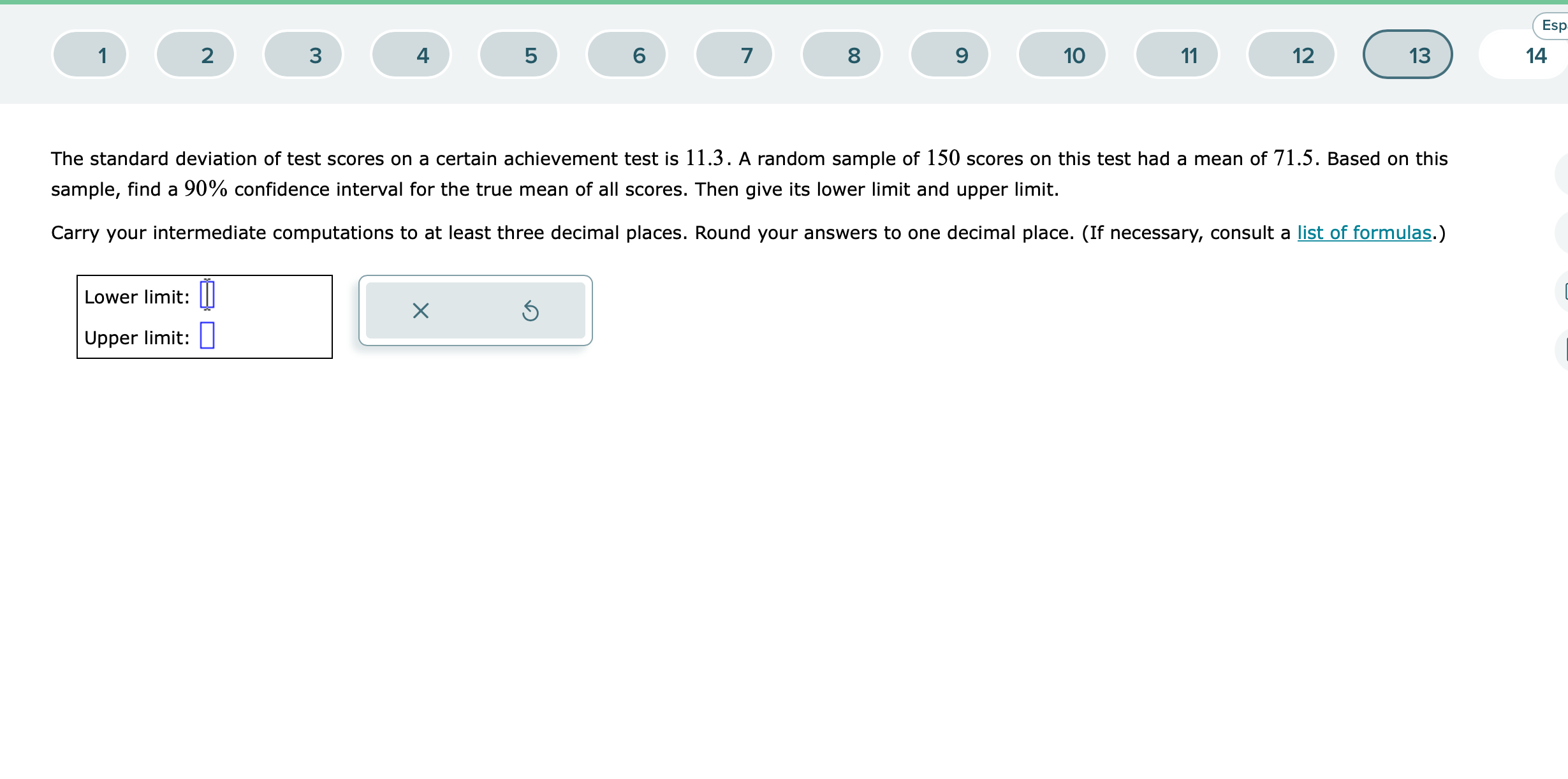 of withdrawal will be 38.8 hours or less? Carry your intermediate computations