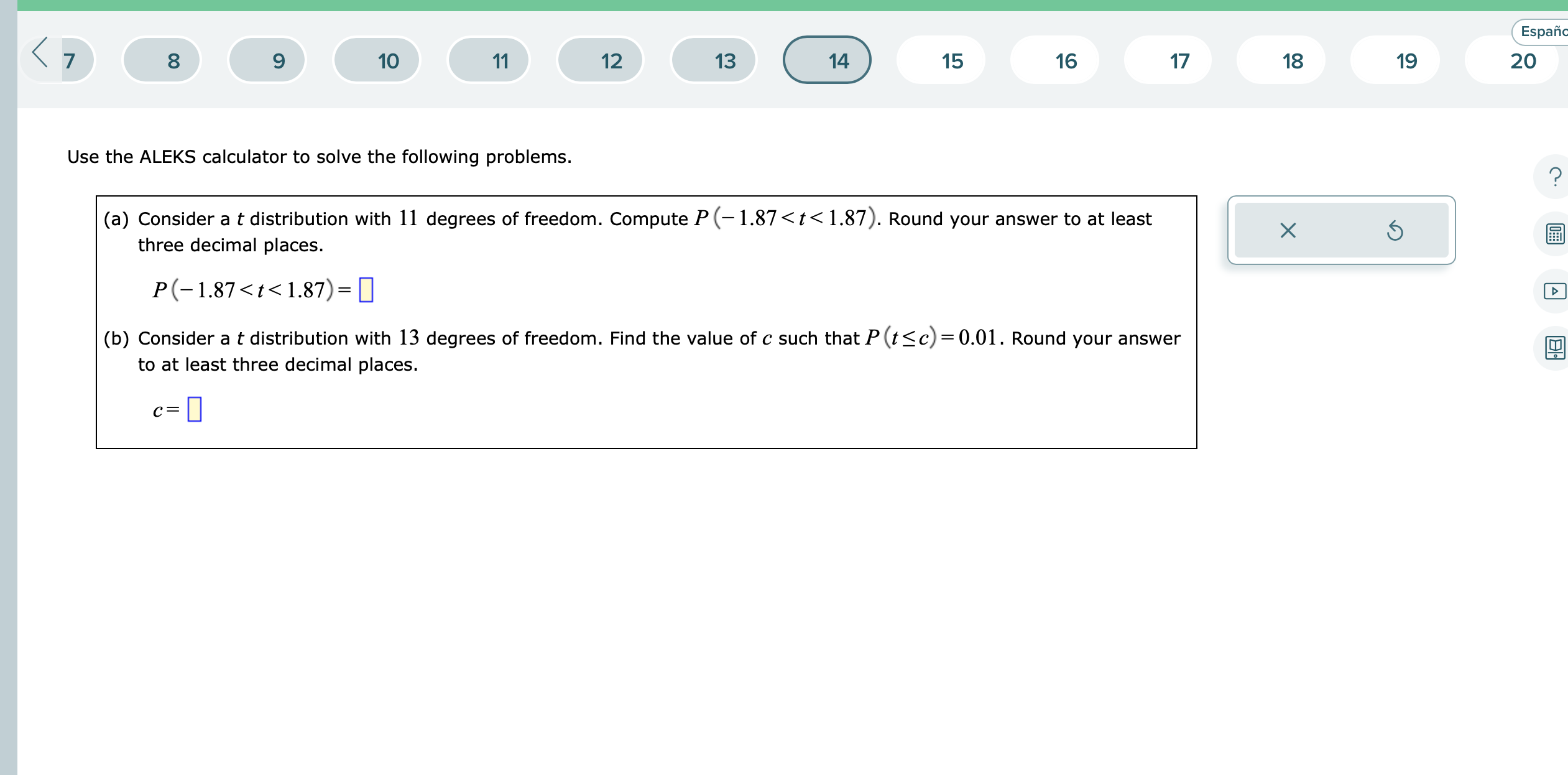 to at least four decimal places. Round your answer to at least