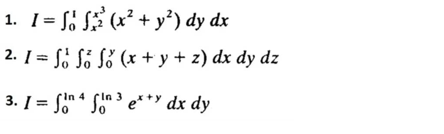 2 (x + y + z) dx dy dz In 4 In
