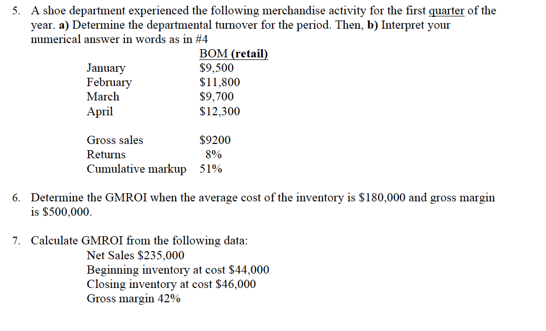 Hello hope all is well, having difficulties understanding the concept. 5. A