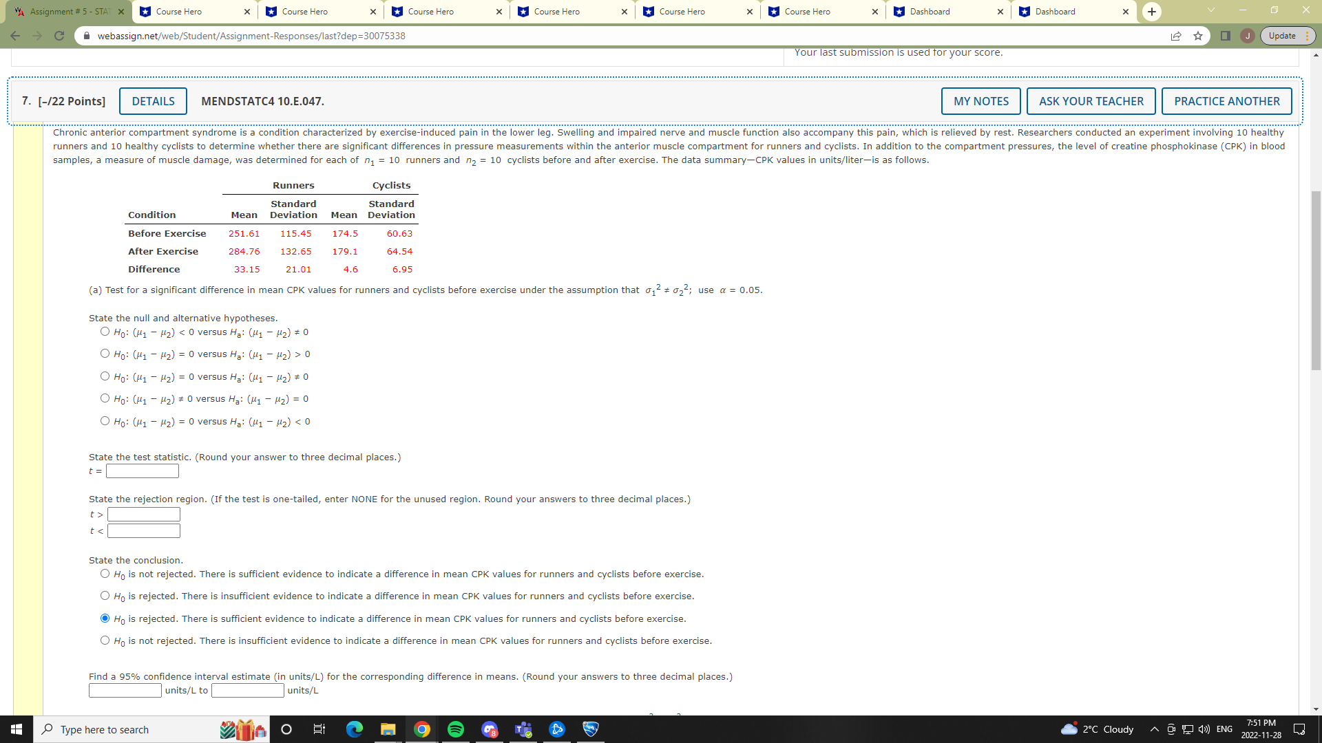  YA Assignment # 5 - STAT x Course Hero * *Course