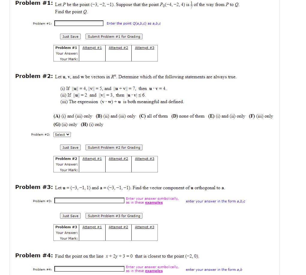 examples given below. - Do NOT include the name of the function