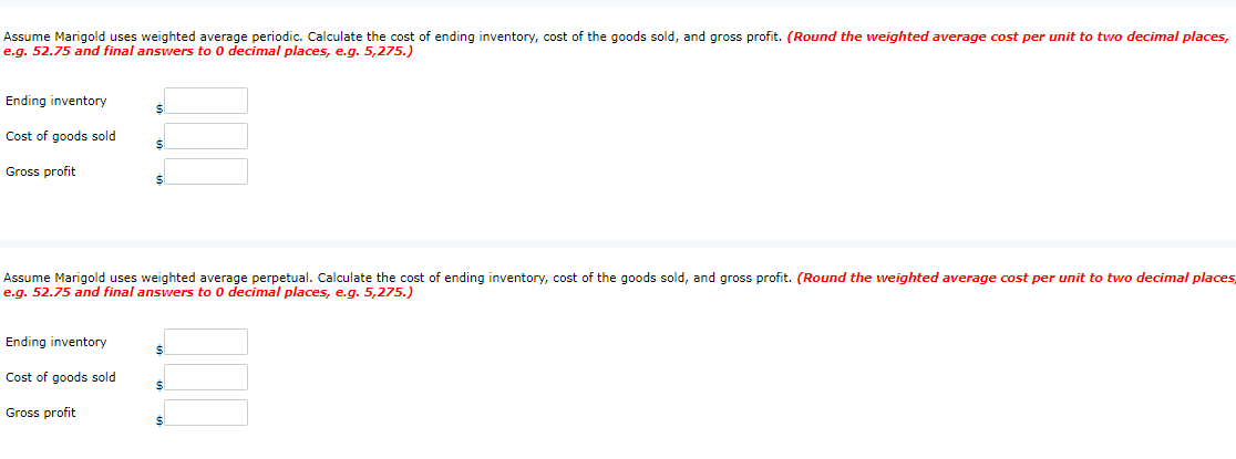 $2.90 each. During the month, the following inventory transactions took place: Purchases