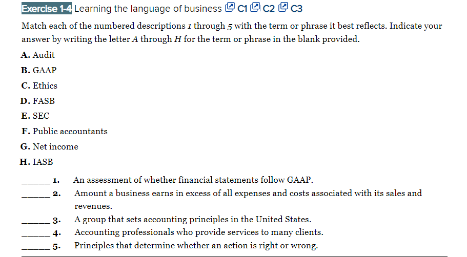 Part I: Complete the following homework problems from the end of the