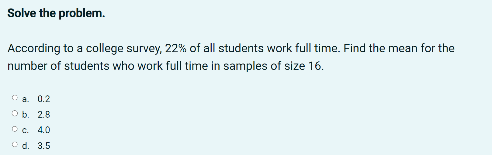 aids if, in a random sample of 898 people, 46 people had