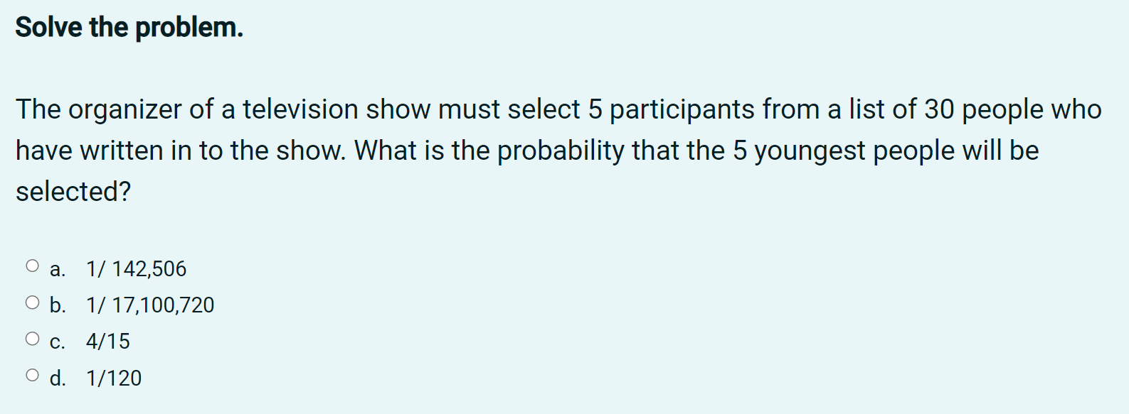 hearing aids. O a. 0.049 O b. 0.051 O c. 0.050 Q