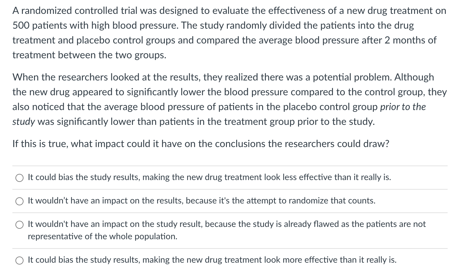 A randomized controlled trial was designed to evaluate the effectiveness of