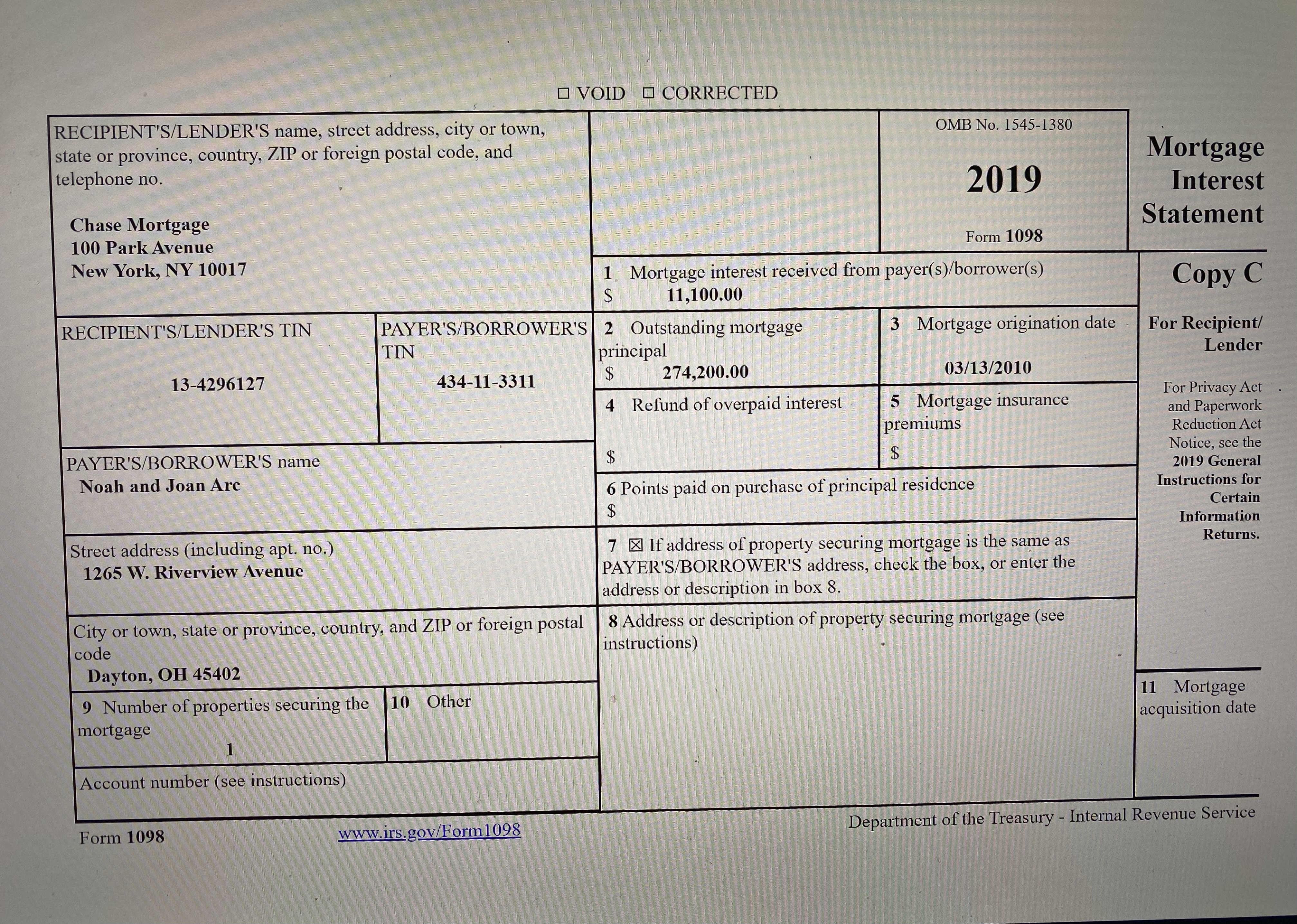 Noah and Joan Arc's Tax ReturnNote: This problem is divided into three