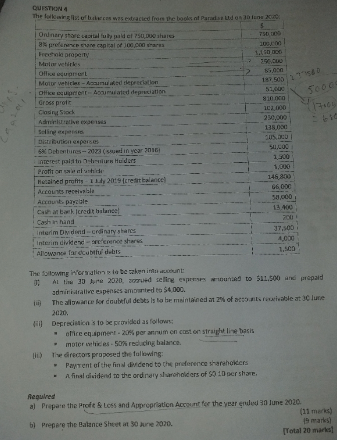 i dont know how to do can someone help? QUESTION 4 The