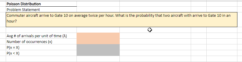 trials (n) Probability of success (p) Number of successes (r) Expected Value
