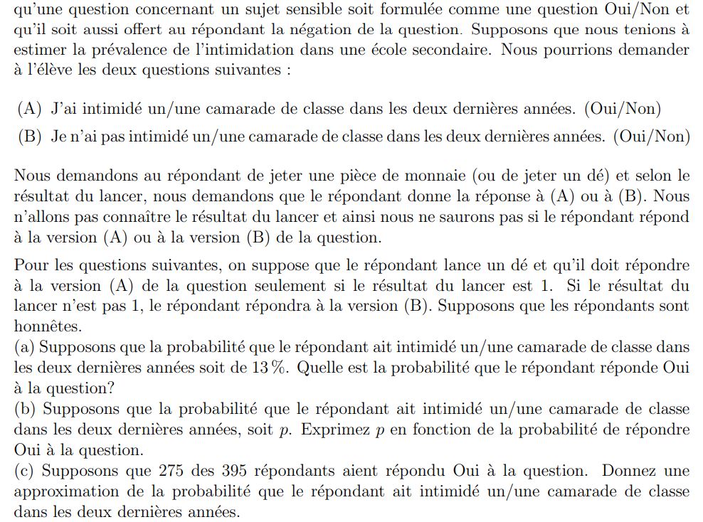 qu'une question concernant un sujet sensible soit formule comme une question Olli/