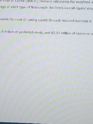 COSI DI CONta (WAUC) involves calculating the weighted a age of