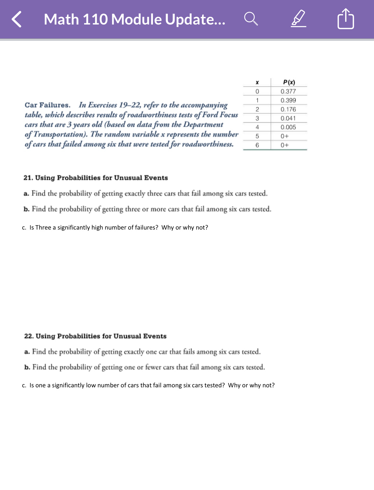 determine whether a probability distribution is given. {fa probability distribution is given,