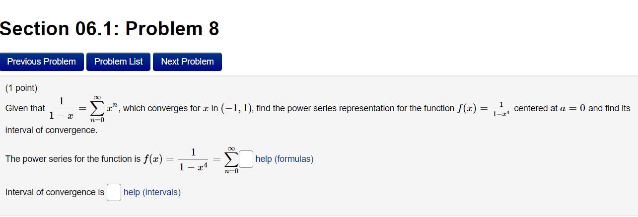 . _ 5.5 121 Radius of convergence is R 2:] help {numbers}