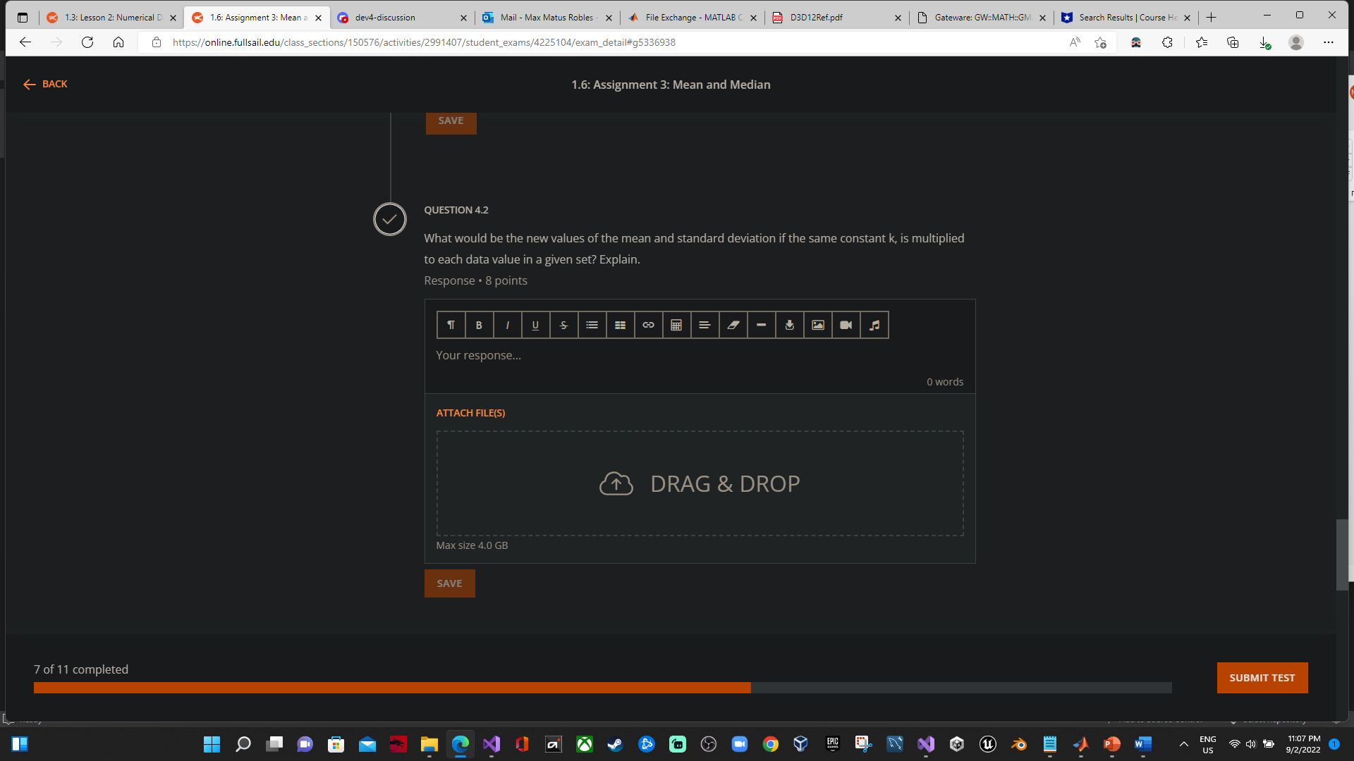 of three arrays | 1.3: Lesson 2: Numerical D X @ 1.6: