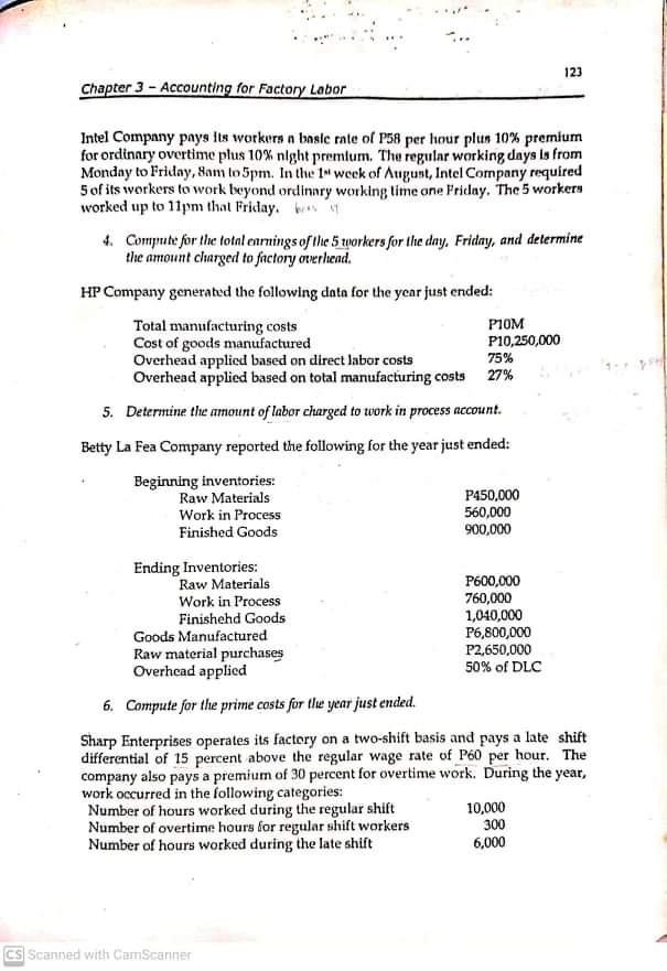 7. Determine the amount of total payroll and distribute the total payroll