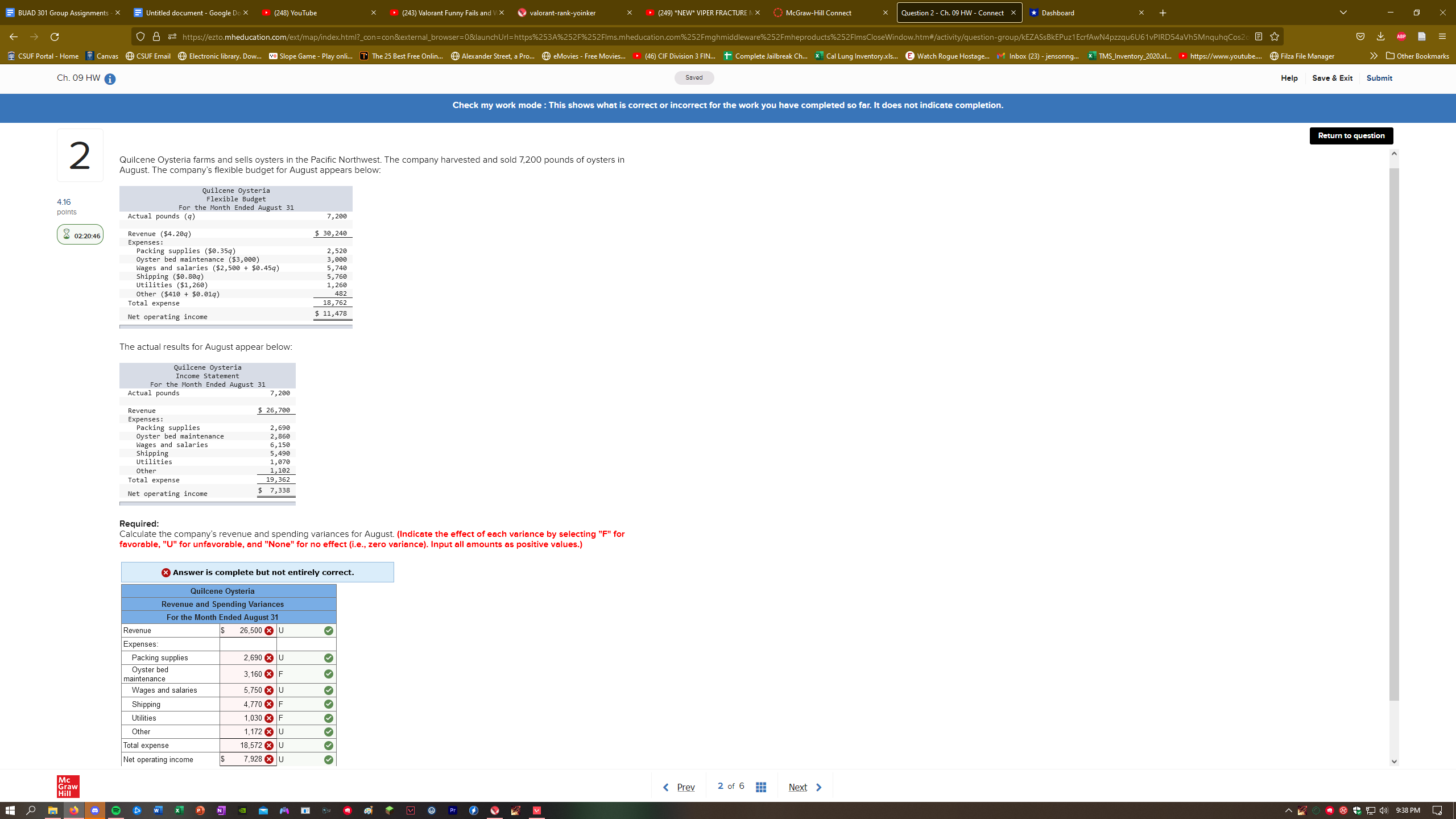  BUAD 301 Group Assignments - X Untitled document - Google Do
