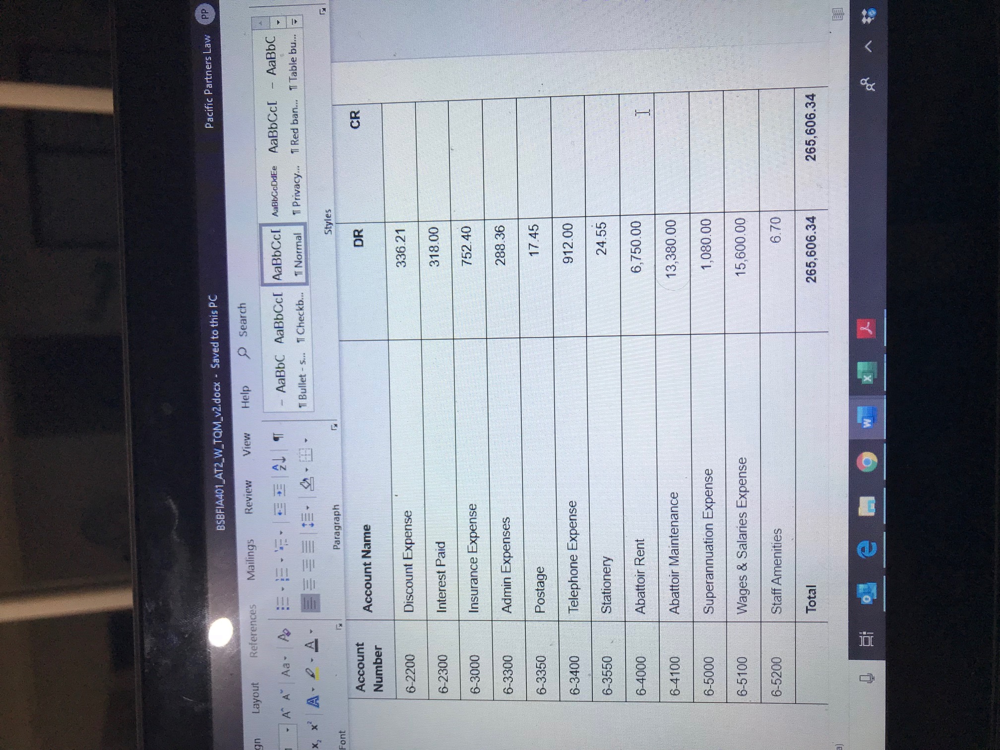 Policies and Procedures. Identify and correct errors - Check the opening balances
