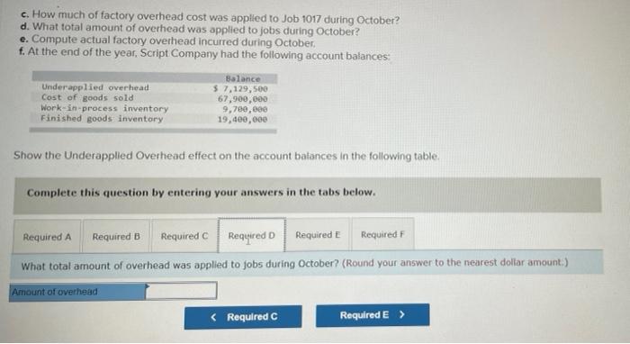 Variable overhead costs Fixed overhead costs Total overhead 30,100 $331,160 500,000 $831,100