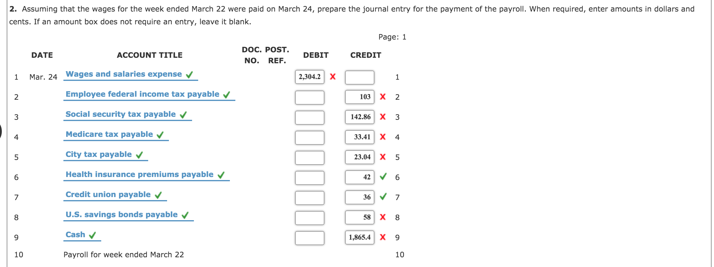 Earnings/Unemployment Compensation column, enter the same amounts as in the Social Security