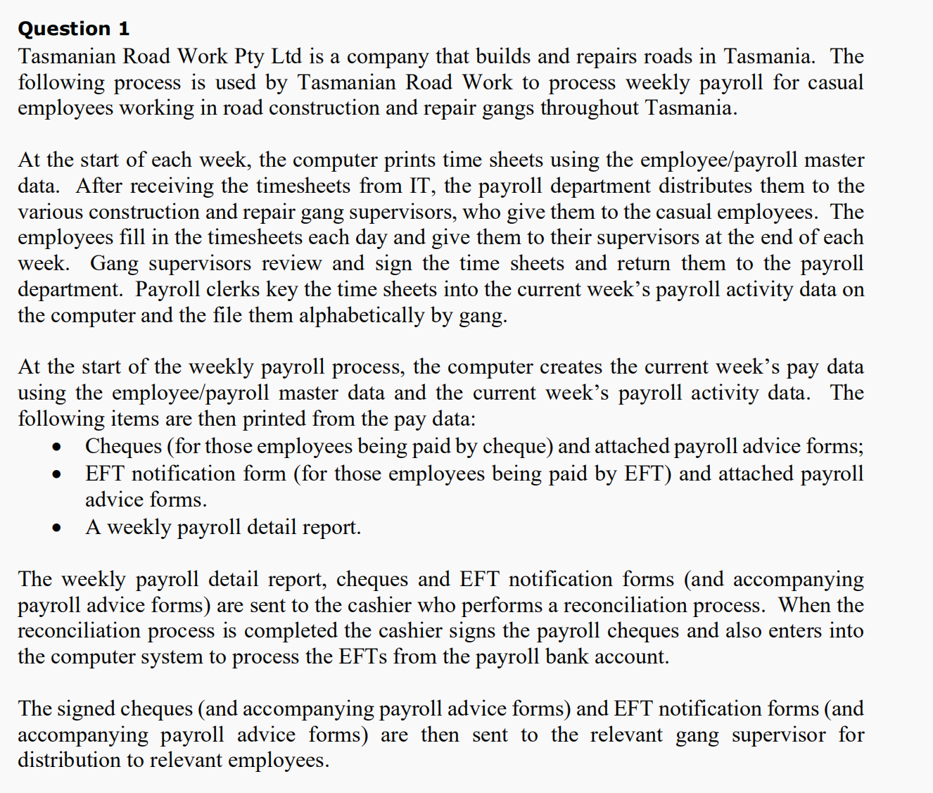 to relevant employees Employee Timesheets Employee Timesheets End Completed and signed Review