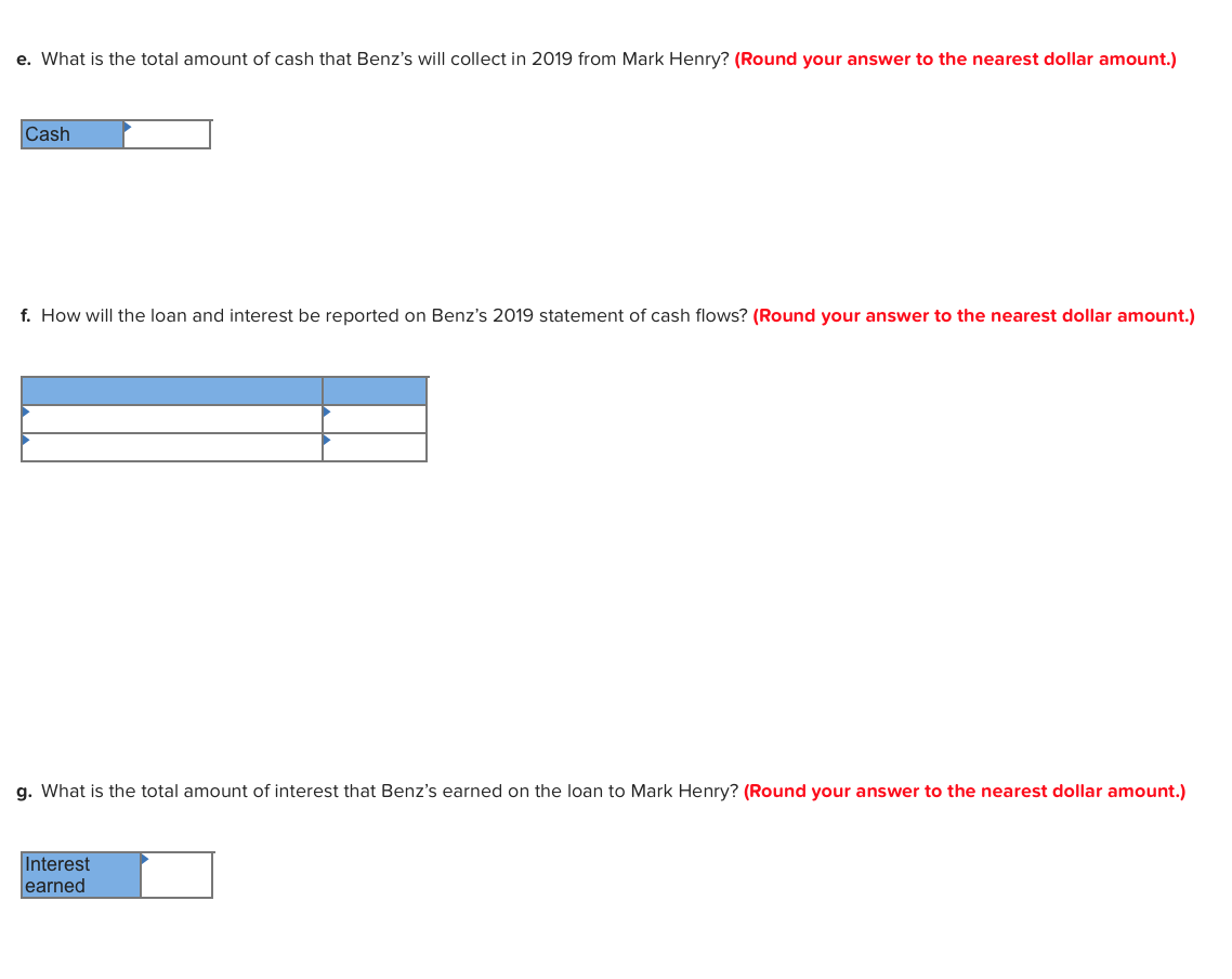 Shop loaned $22,000 to Mark Henry for one year at 8 percent