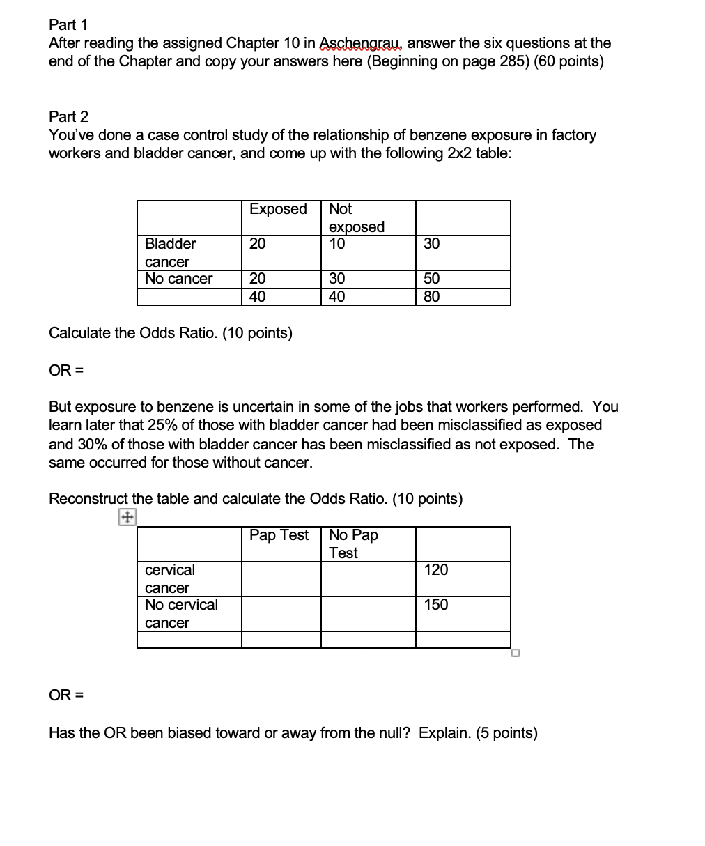  Part 1 After reading the assigned Chapter 10 in W answer