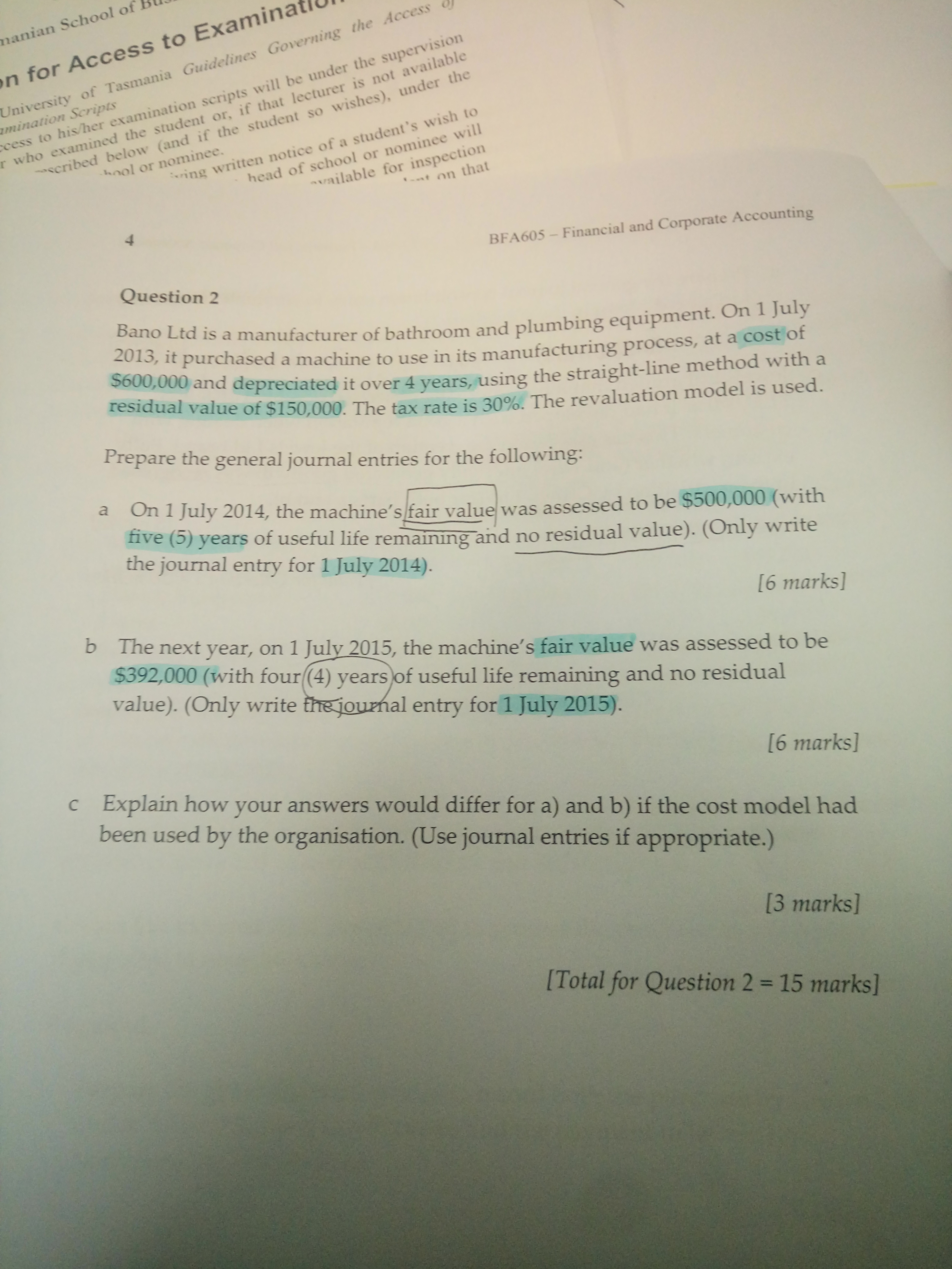 of Jewels Ltd on 1 July assets and liabilities, and their 2015.