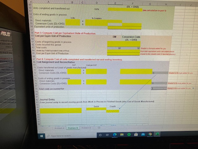 2.700 units 42 points 6 Cost of units in beginning inventory. 7