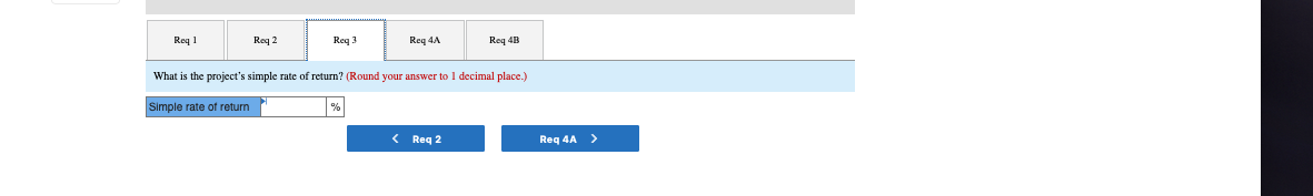 of the last three years. Casey is considering a capital budgeting project