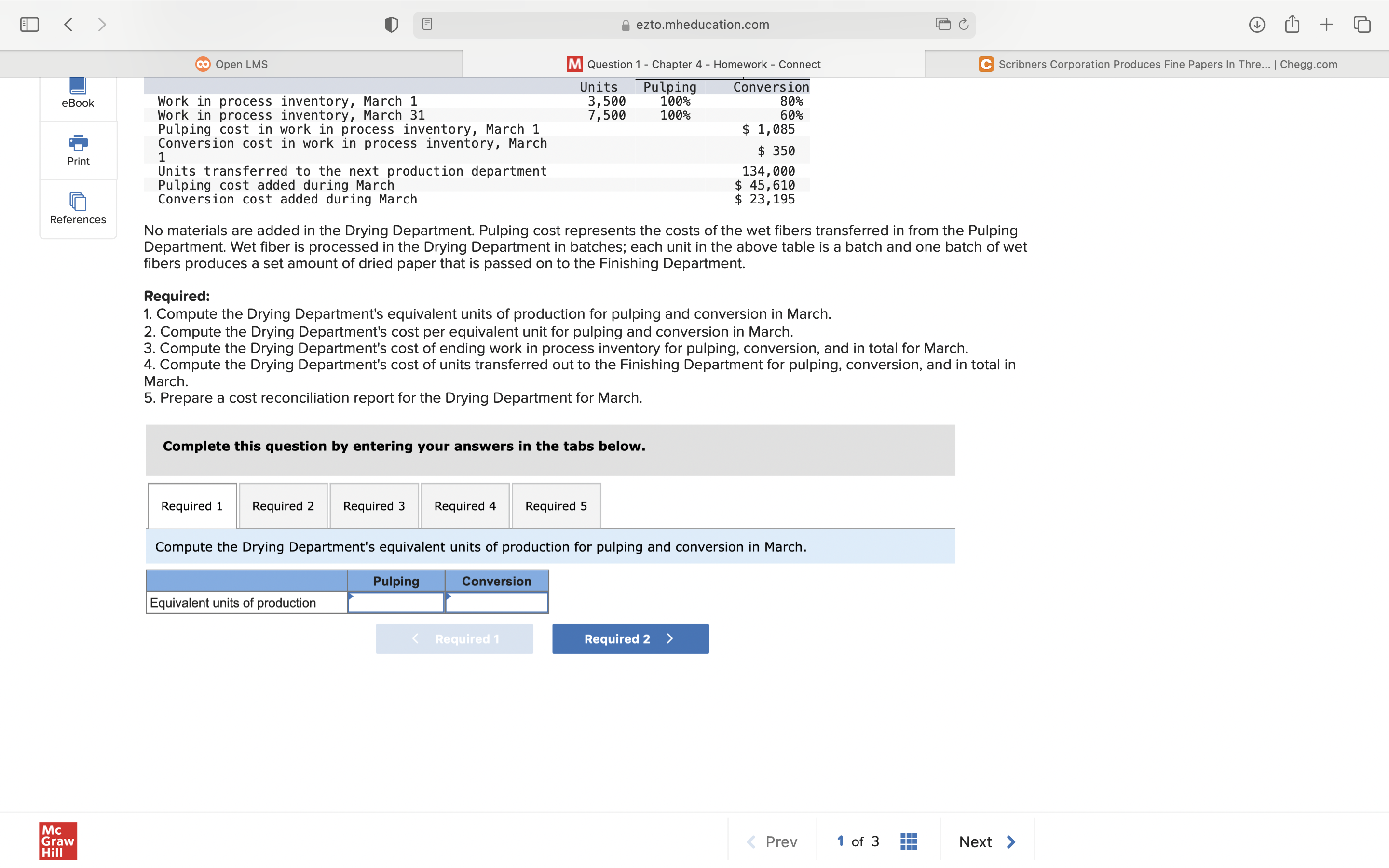 Questioni - Chapter 4 - Homework Connect Chapter4 - Homework 0 Saved