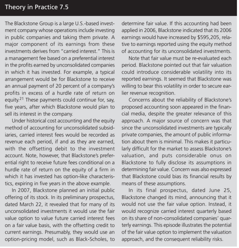  IIIRead Theory in Practice 7.5 in the Scott text. You are