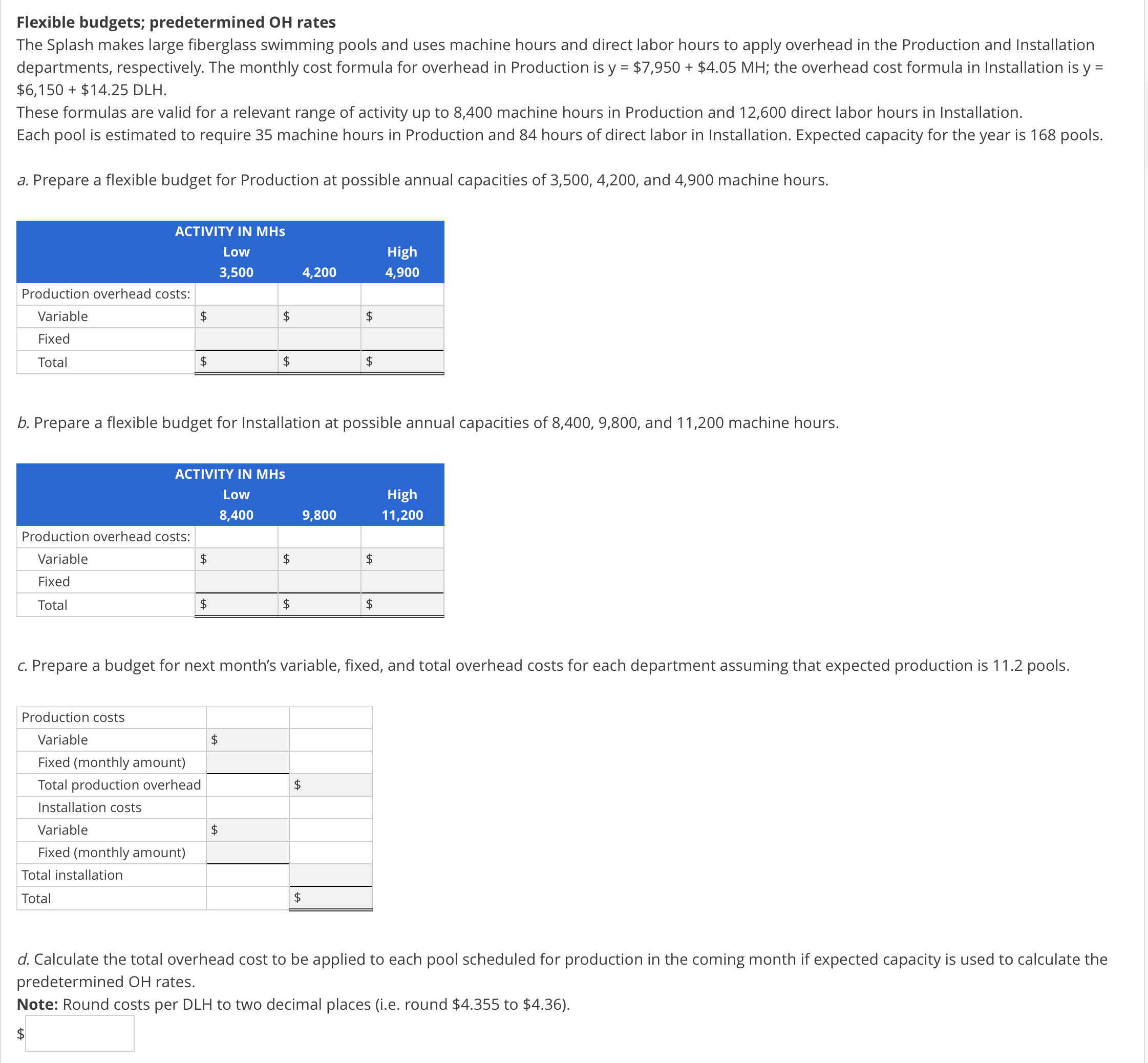 Care Service primarily mows lawns for residential customers. Management has determined direct
