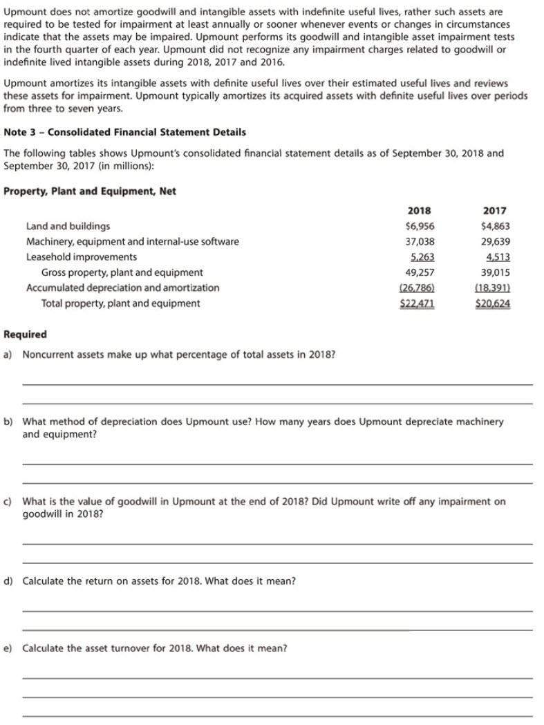 12 Noncurrent Assets Case Study CS-1 LO 3 6 7 Upmount Inc.