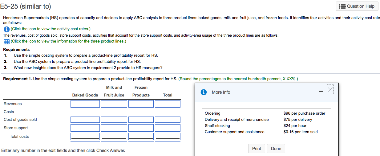 on the left, there are 3 parts Henderson Supermarkets (HS) operates at