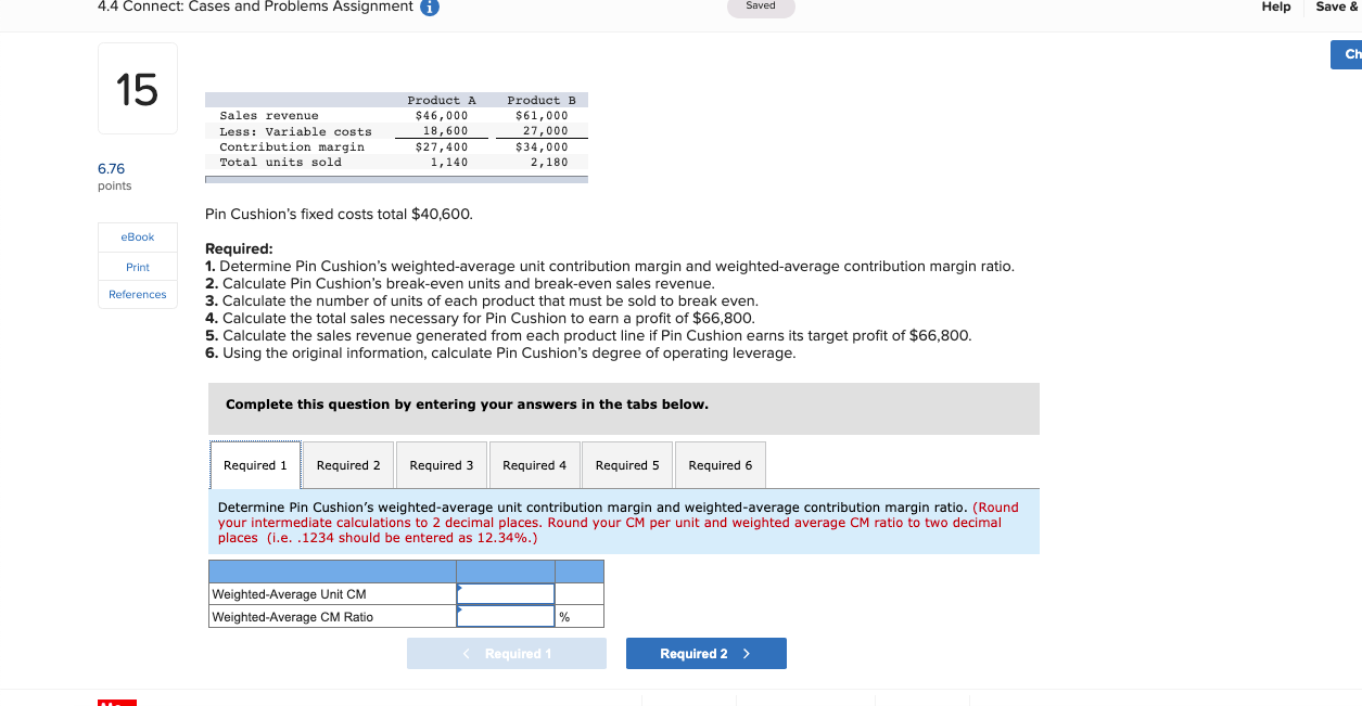 Need help with this homework. 4.4 Connect: Cases and Problems Assignment (i