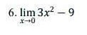 6. lim3x29