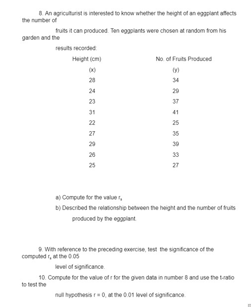 Please help me answer/perform the following with complete solution, I am really
