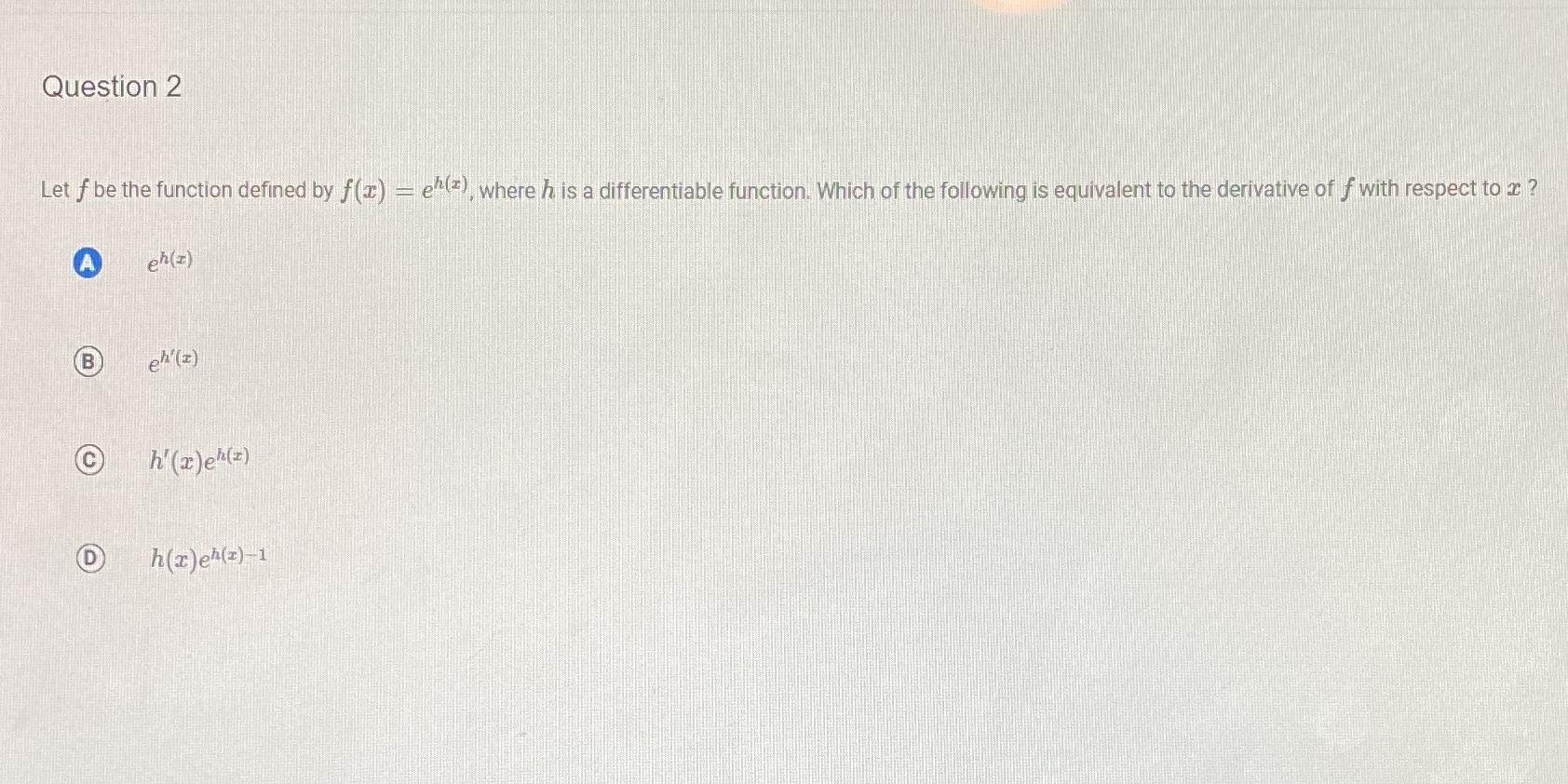 Please help me with question #2. Question 2 Let f be the